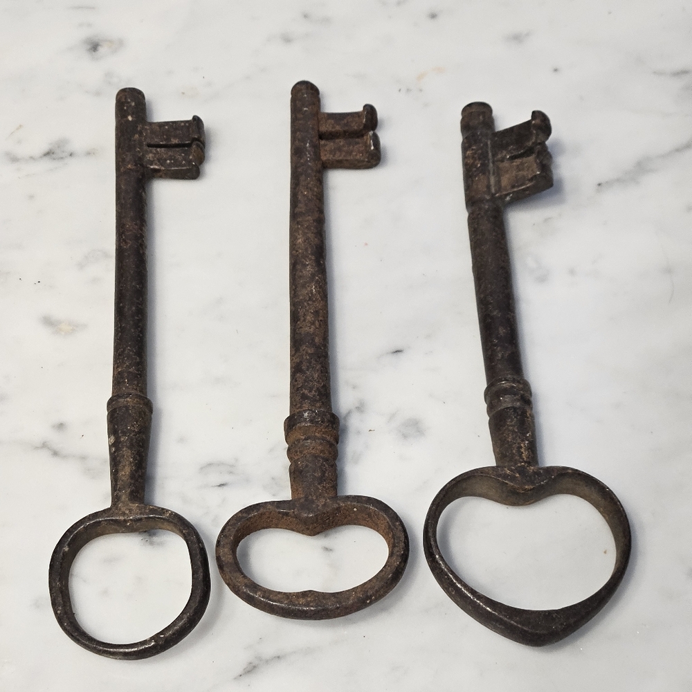 Vintage Style Skeleton Key Set Of 3